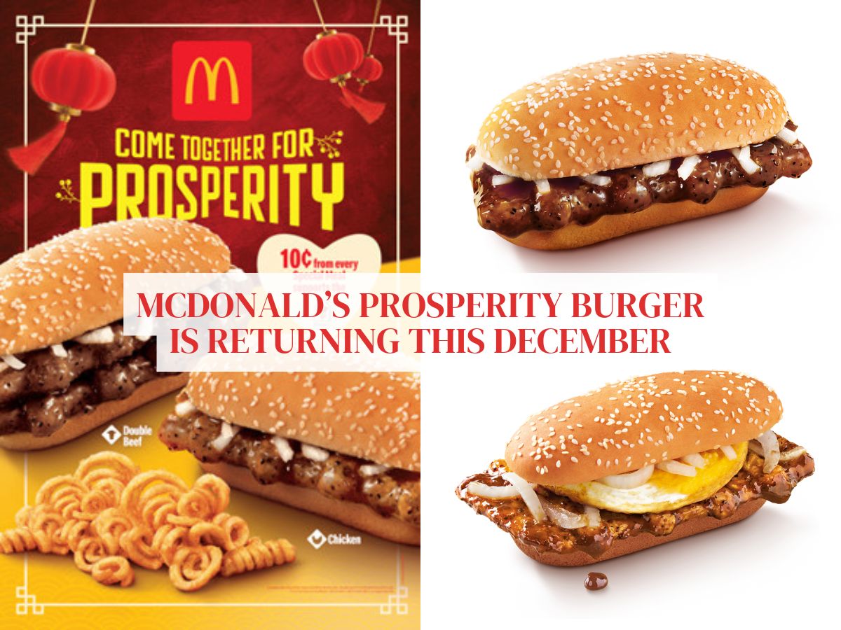 McDonald’s Prosperity burger returns on Dec 29, with new garlic pepper McNuggets