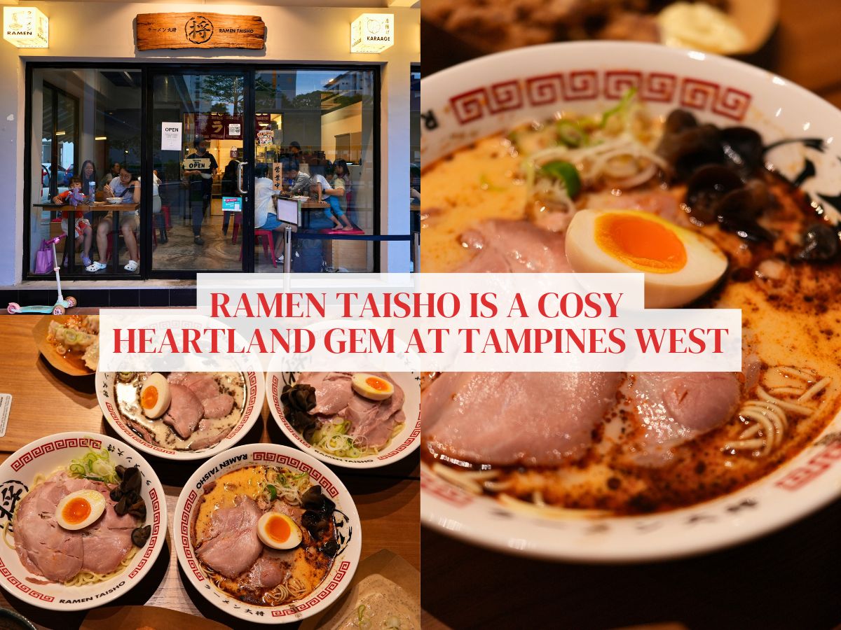 Ramen Taisho: Hearty tonkotsu ramen & tsukemen under this Tampines West HDB block